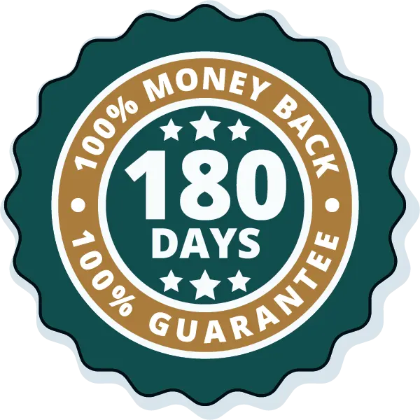 100% money-back guarantee